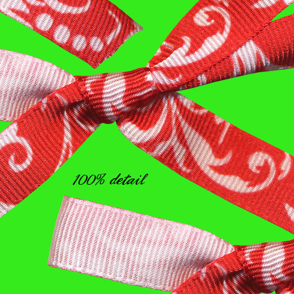 Christmas Damask Ribbons