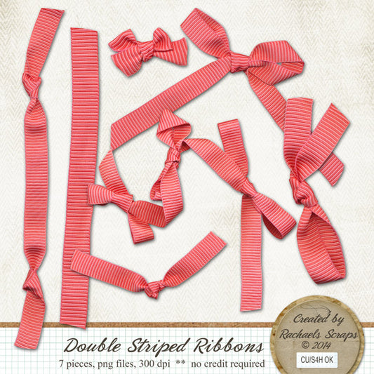 Double Striped Ribbons