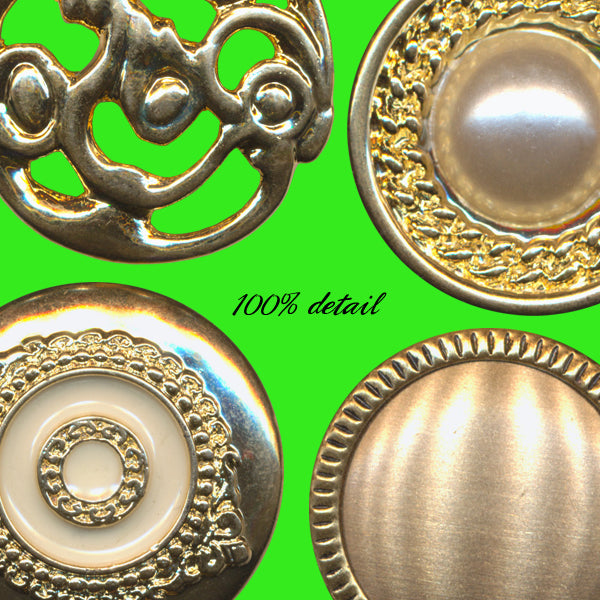 Elegant Metal Buttons