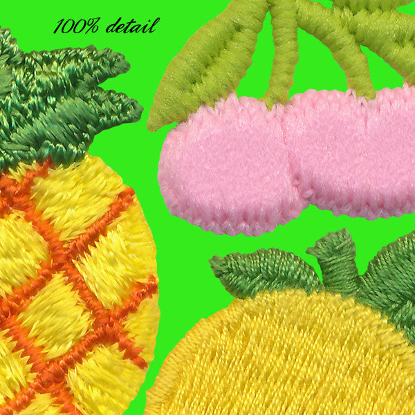 Embroidered Fruit Pieces