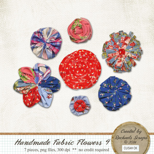 Handmade Fabric Flowers, Volume 09