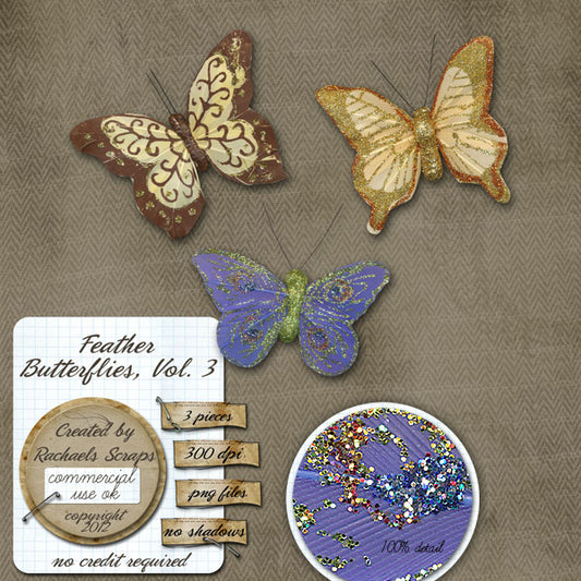 Feather Butterflies, Volume 03