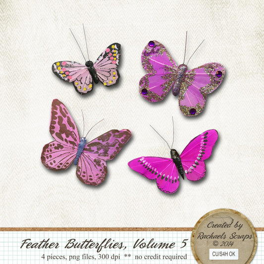 Feather Butterflies, Volume 05