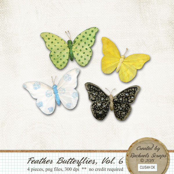 Feather Butterflies, Volume 06