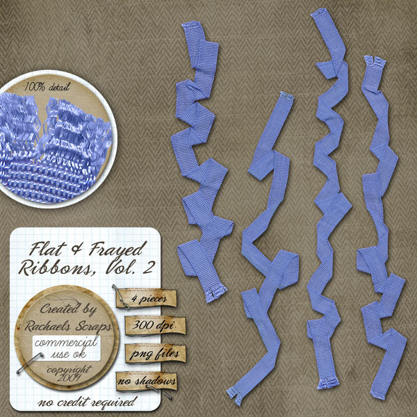 Flat & Frayed Ribbons, Volume 02