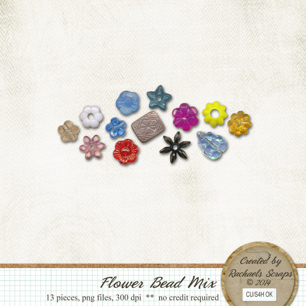 Flower Bead Mix