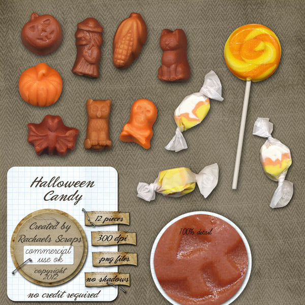 Halloween Candy Pieces