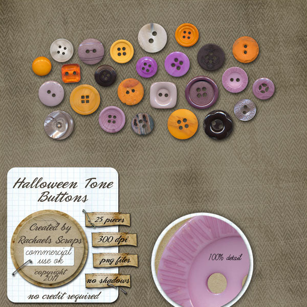 Halloween Buttons