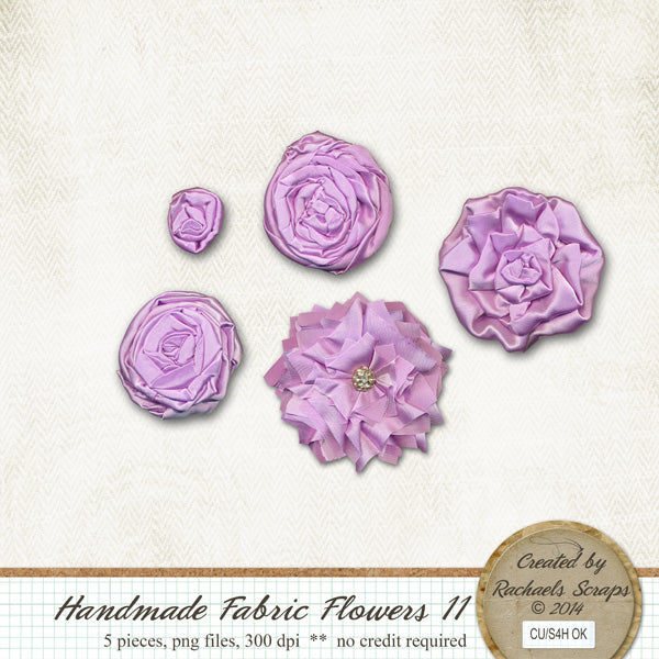 Handmade Fabric Flowers, Volume 11