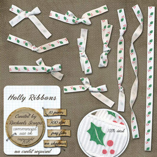 Holly Ribbons