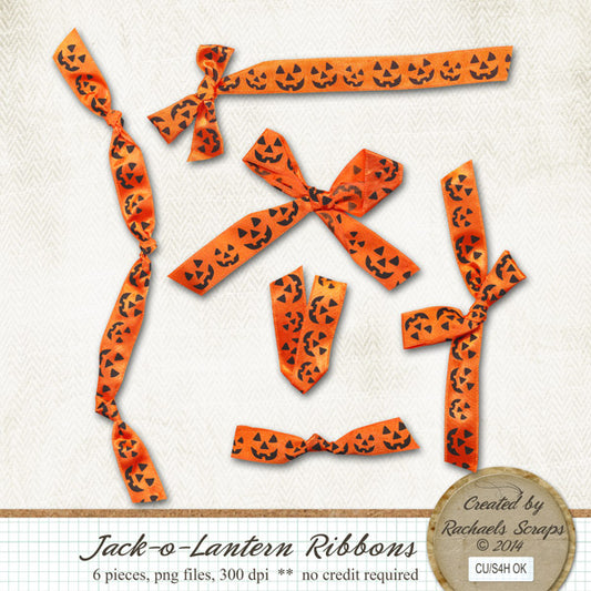 Jack-o-Lantern Ribbons