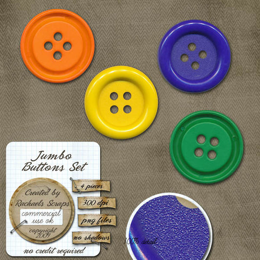 Jumbo Buttons