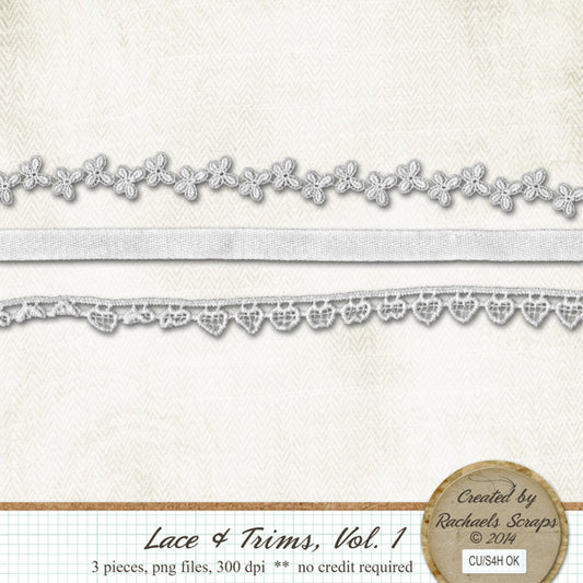 Lace & Trims, Volume 01