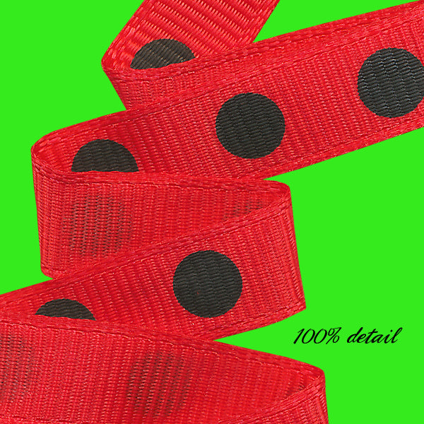 Ladybug Dot Ribbons