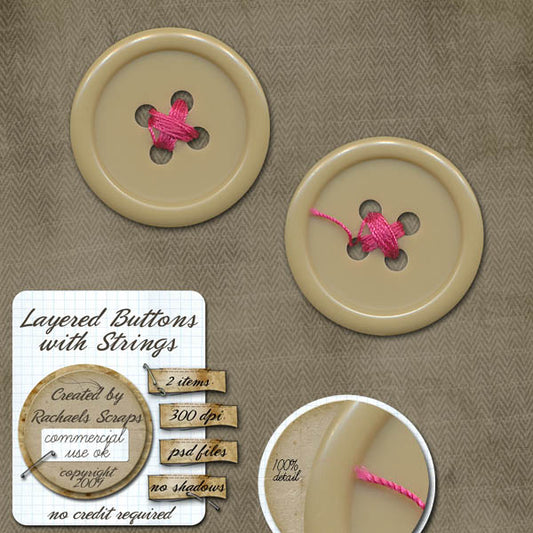 Layered Buttons with Strings