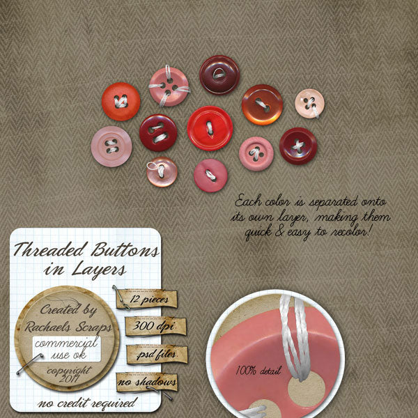 Threaded Buttons in Layers