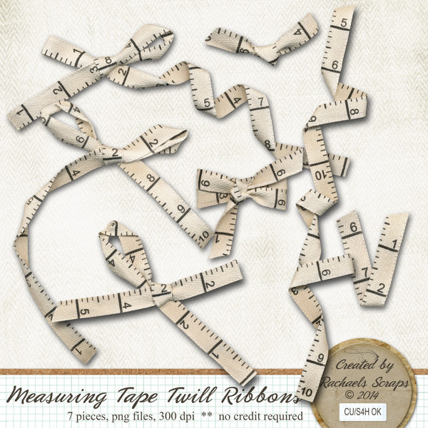 Measuring Tape Twill Ribbons, Volume 01