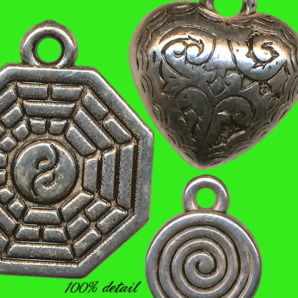 Metal Pendant Charms