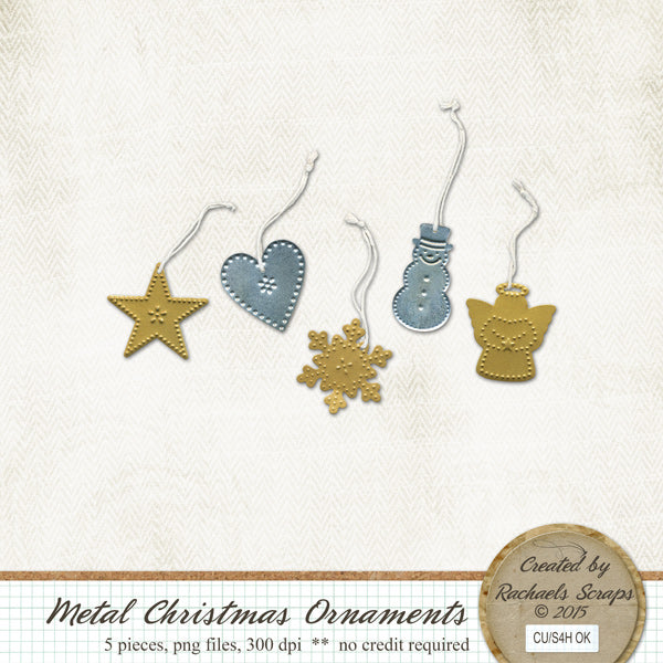 Metal Christmas Ornaments