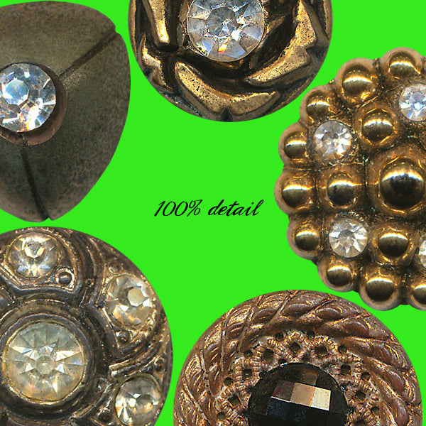 Metal & Gemstone Buttons, Volume 03