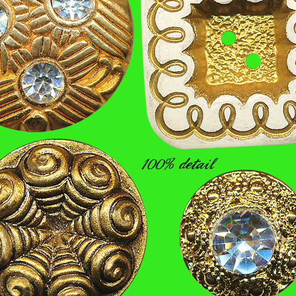 Metal & Gemstone Buttons, Volume 05