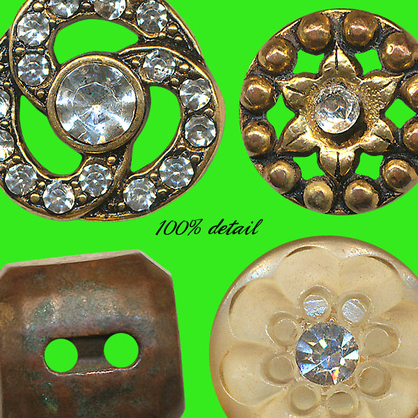 Metal & Gemstone Buttons, Volume 05