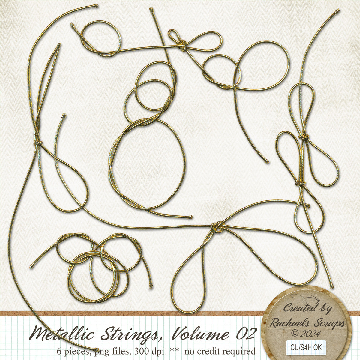 Metallic Strings, Volume 2 – Rachael's Scraps Store