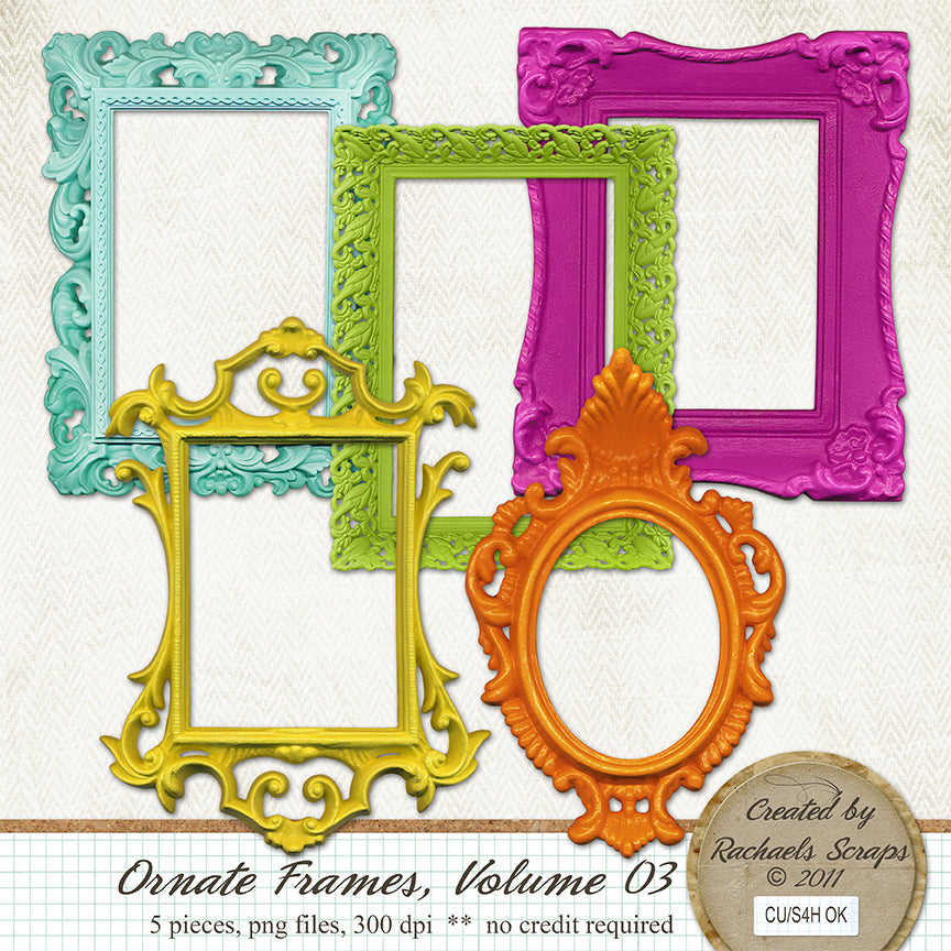 Ornate Frames, Volume 03