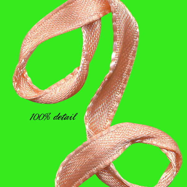 Silky Peach Ribbons