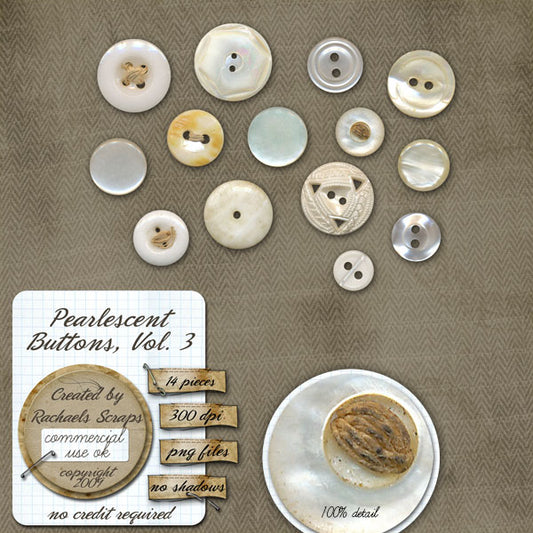 Pearlescent Buttons, Volume 03