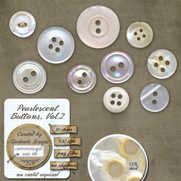 Pearlescent Buttons, Volume 02