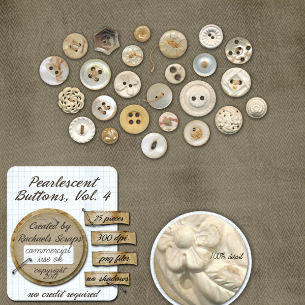 Pearlescent Buttons, Volume 04