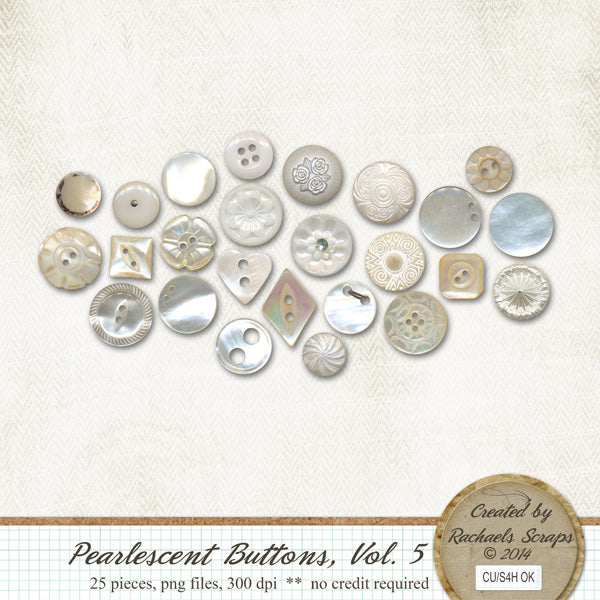 Pearlescent Buttons, Volume 05