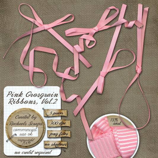 Pink Grosgrain Ribbons, Volume 02