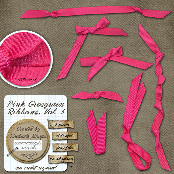 Pink Grosgrain Ribbons, Volume 03