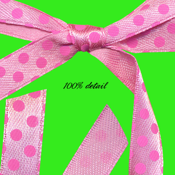 Pink Polka Dotted Ribbons