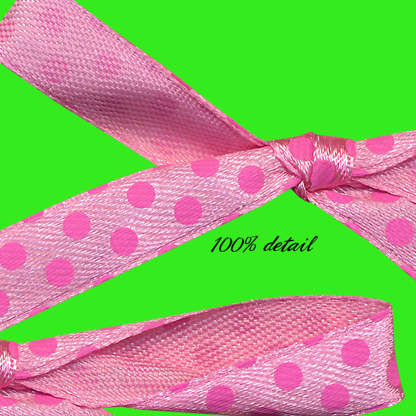 Pink Polka Dotted Ribbons