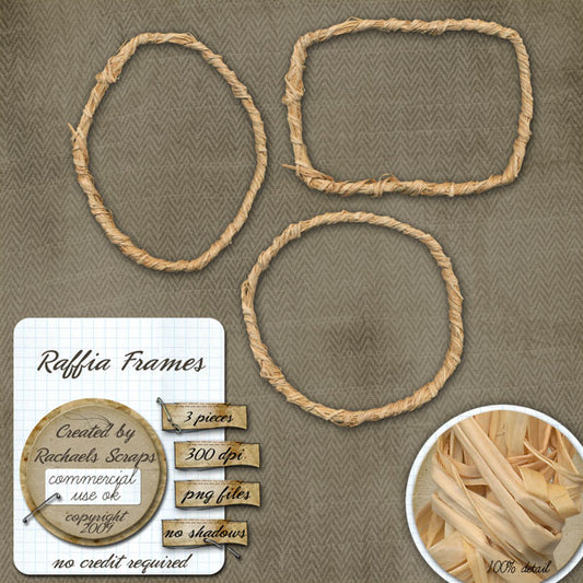 Raffia Frames