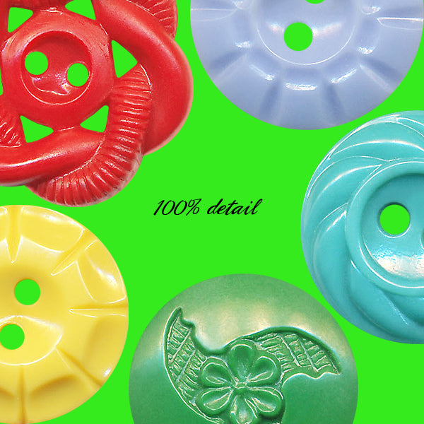 Vintage Buttons Rainbow, Volume 02