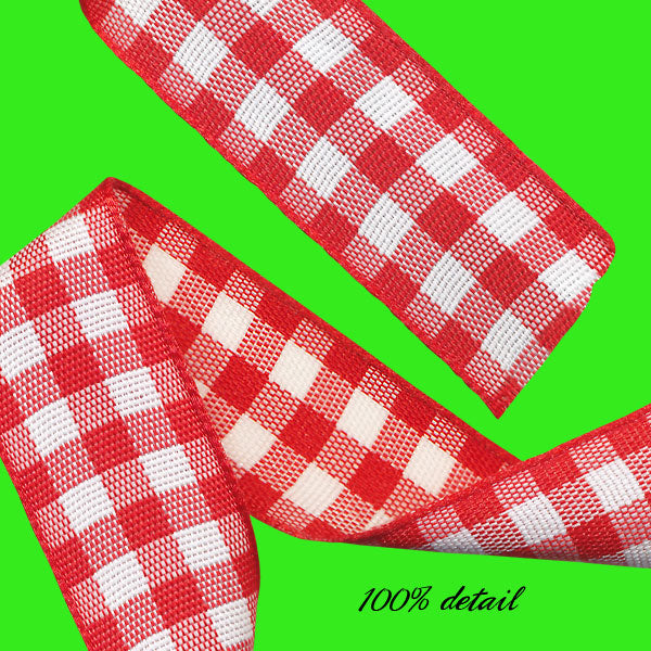 Red Gingham Ribbons