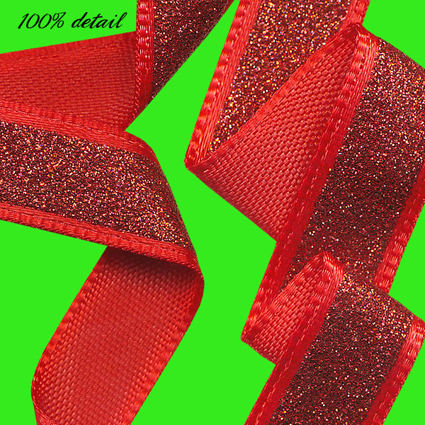 Red Glitter Ribbons