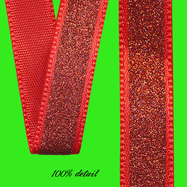 Red Glitter Ribbons