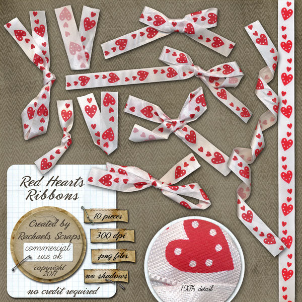 Red Heart Ribbons