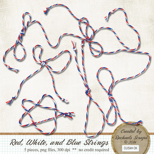 Red, White, and Blue Strings