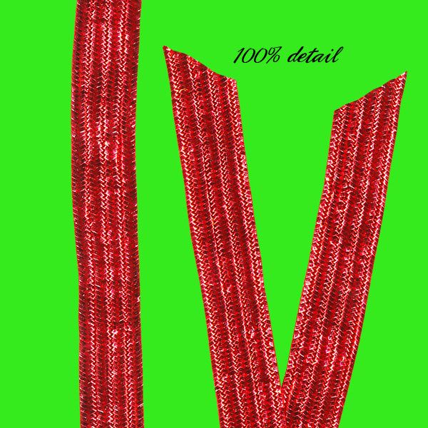 Red Metallic Ribbons