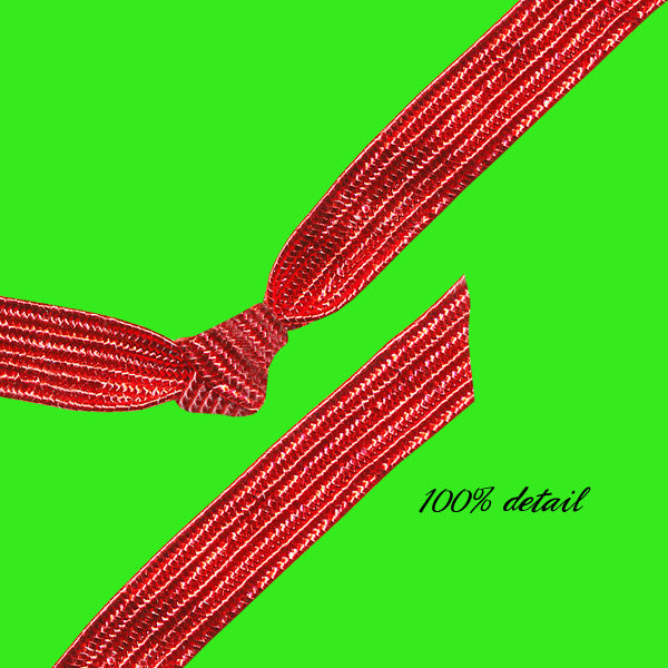 Red Metallic Ribbons