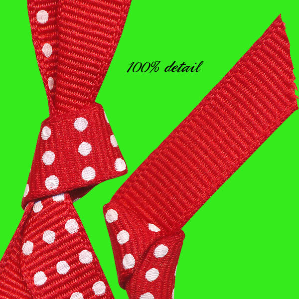 Red Polka Dotted Ribbons