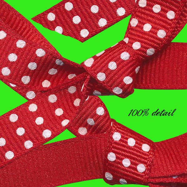 Red Polka Dotted Ribbons