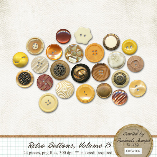 Retro Buttons, Volume 15