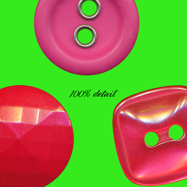 Retro Buttons in Red & Pink